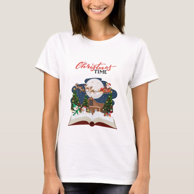 Camiseta Papais noeis da Hora de Natal com Rebeldes (Frente)