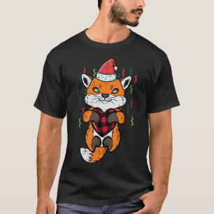 Camiseta Papais noeis da Raposa de Natal Meninas do Natal M