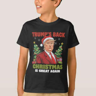 Camiseta Papais noeis Dança de Trump Tornem o Excelente de 