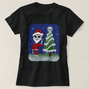 Camiseta Papais noeis de alienígena