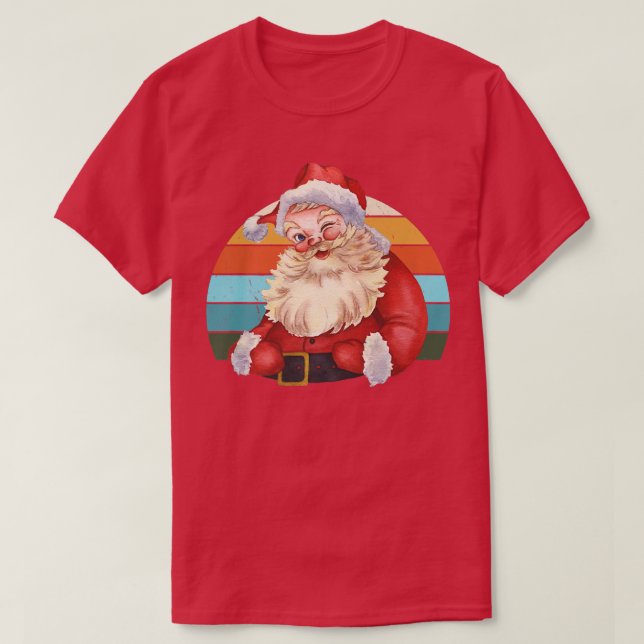 Camiseta Papais noeis de Aquarela Árvore de Natal Luzes de  (Frente do Design)
