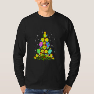 Camiseta Papais noeis de Árvore de Natal Picleball X Mas L