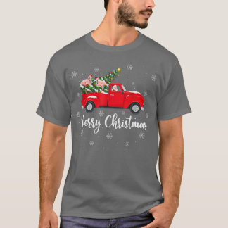 Camiseta Papais noeis De Árvores À Luz Do Xmas Circulam Fla