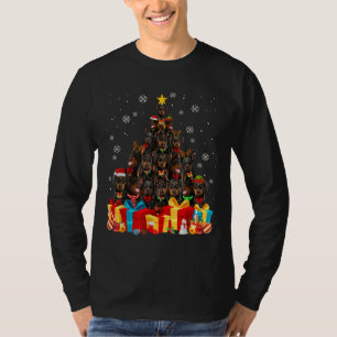 Camiseta Papais noeis De Árvores Engraçadas E Engraçadas Do