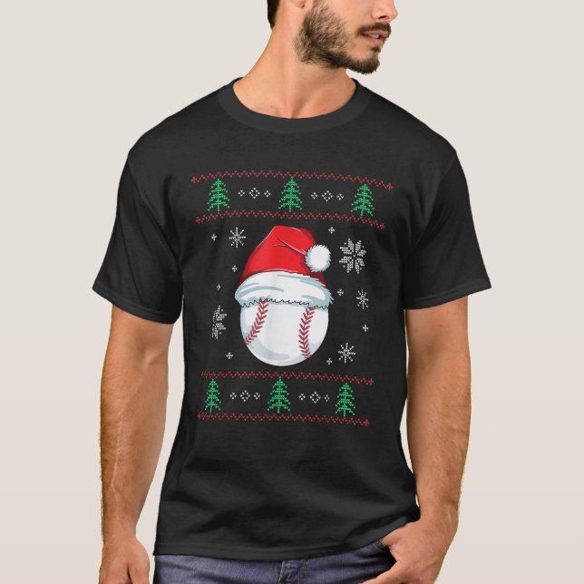 Camiseta Papais noeis de Baile Infantis de Natal Feio Paja (Frente)