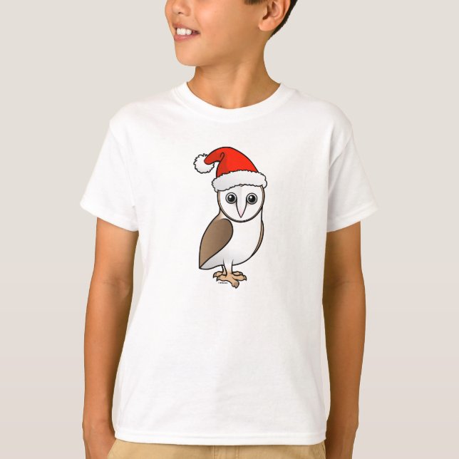 Camiseta Papais noeis de Barn Owl (Frente)