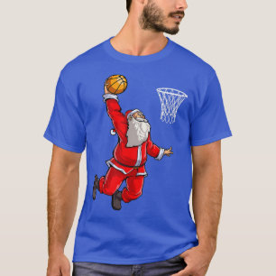 Camiseta Papais noeis de basquete Bois Men Slam Dunk Ball