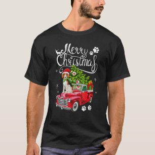 Camiseta Papais noeis de Beagle Árvore de Natal Lights Truc