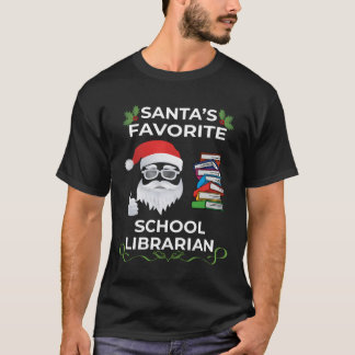 Camiseta Papais noeis de Bibliotecas Escolares Favoritas Fe