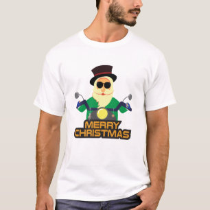 Camiseta Papais noeis de Biker T-Shirt