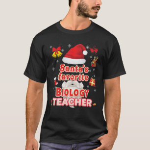 Camiseta Papais noeis de Biologia Favorita Professores Papa
