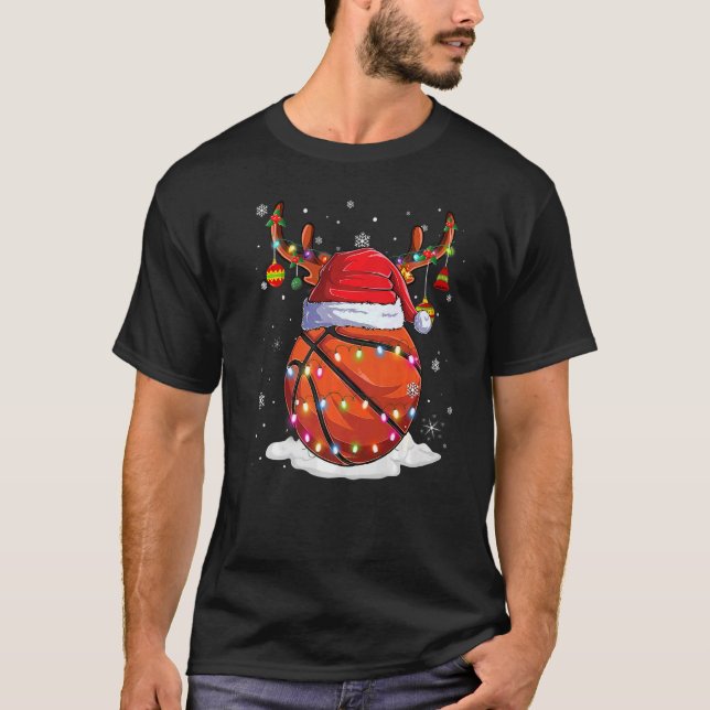 Camiseta Papais noeis De Bola De Natal Para Rebeldes Ou (Frente)