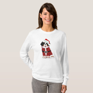 Camiseta Papais noeis de Cachorro da Montanha Bernesa Perso