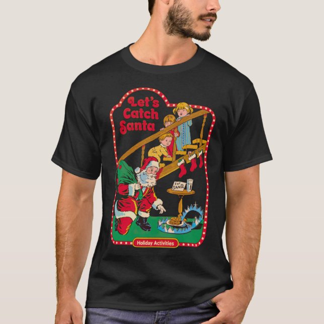 Camiseta Papais noeis de Captura de Vamos de Natal (Frente)