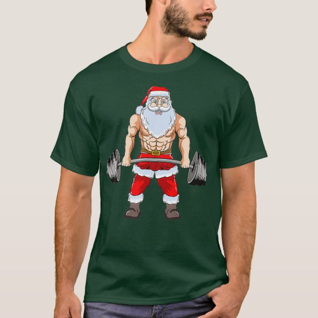 Camiseta Papais noeis de carona Malhação de Natal Engraçado (Frente)