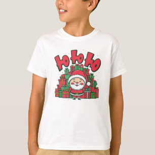 Camiseta Papais noeis de Cartoon Jolly Natal-67748