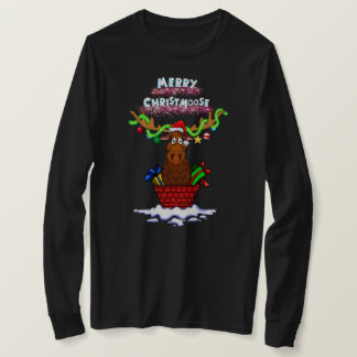 Camiseta papais noeis de "Christmoose Feliz"