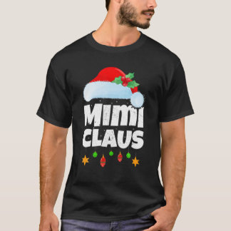 Camiseta Papais noeis de Combinação Familiar de Iluminação