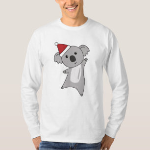 Camiseta Papais noeis De Crianças Cuecas De Natal Koala
