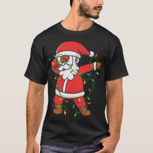 Camiseta Papais noeis de Dabbin com Luzes T-Shirt