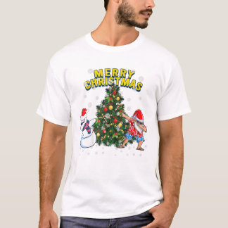 Camiseta Papais noeis de Dabbing de Natal