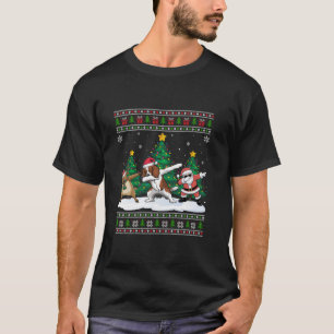 Camiseta Papais noeis De Dabbing Reindeer Boykin Spaniel Do