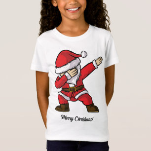 Camiseta Papais noeis de Dança de Dotação de Texto e Nome P