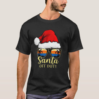 Camiseta Papais noeis de Dó Vintage Óculos de sol Natal de 