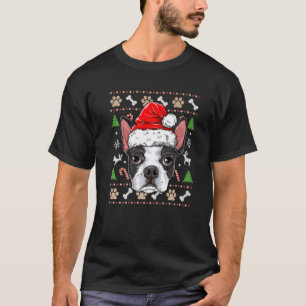 Camiseta Papais noeis de doçura de natal elegantes em Bosto