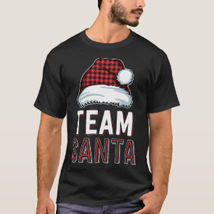 Camiseta Papais noeis de Equipe Buffalo Xadrez Red Family M