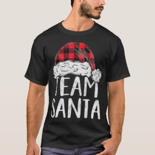 Camiseta Papais noeis de Equipe Figurino de Natal Família d