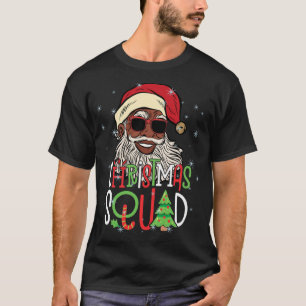 Camiseta Papais noeis de esquadra de Natal Papais noeis afr