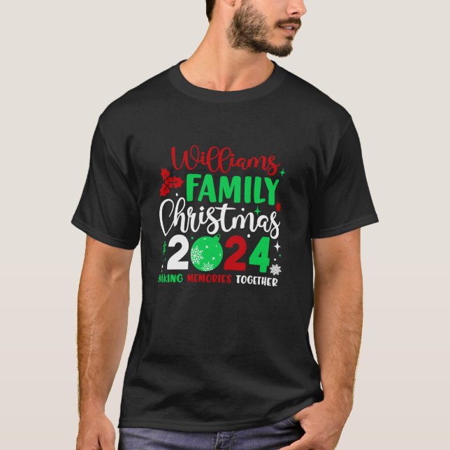 Camiseta Papais noeis De Esquadrão De Combinação De Natal D (Frente)