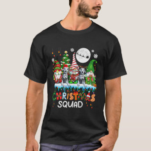 Camiseta Papais noeis De Esquadrão De Natal Dalmatianos Rei
