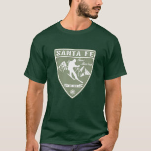 Camiseta Papais noeis De Esqui Do Novo México