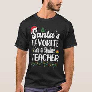Camiseta Papais noeis de Estudos Sociais Favoritos