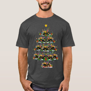 Camiseta Papais noeis de Farmer Trator Lover Correspondente