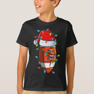 Camiseta Papais noeis De Futebol De Natal Para Crianças De