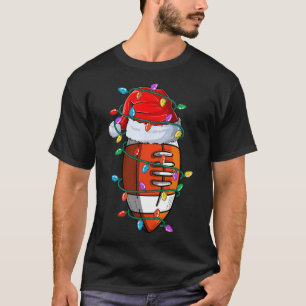 Camiseta Papais noeis De Futebol De Natal Para Crianças De 