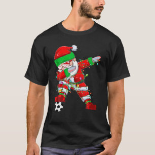 Camiseta Papais noeis De Futebol Engraçados Xmas Dab Esport