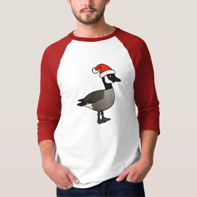 Camiseta Papais noeis de ganso do Canadá (Frente)
