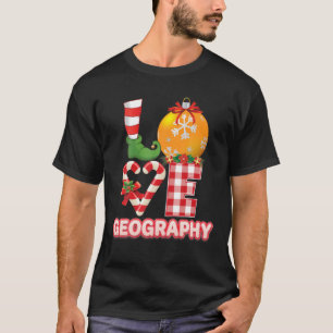 Camiseta Papais noeis De Geografia Do Amor Professor De Sué
