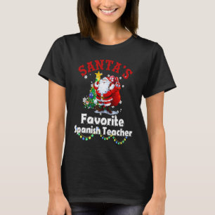Camiseta Papais noeis De Iluminação De Natal Favoritos Em E