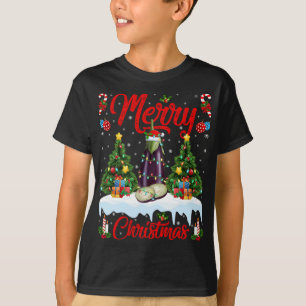Camiseta Papais noeis De Iluminação Do Lover De Fruta De Ga