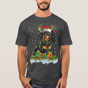Camiseta Papais noeis de Iluminação Xmas de Correspondência