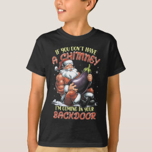 Camiseta Papais noeis de Insuendo Ual Adulto de Natal Ofens