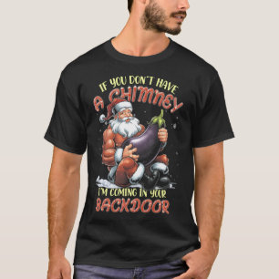 Camiseta Papais noeis de Insuendo Ual Adulto de Natal Ofens