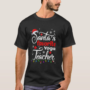 Camiseta Papais noeis de Ioga Favoritos Professores Papais
