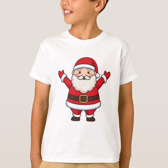Camiseta "Papais noeis de Jolly: Espalhando saudações de Na (Frente)