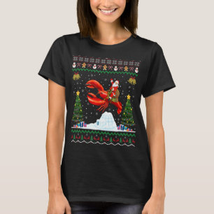 Camiseta Papais noeis De Lagosta Feia De Xmas Que Andam No